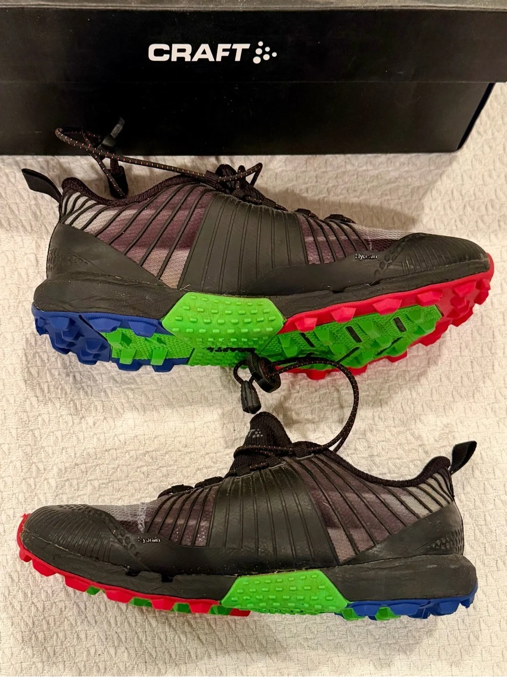 Spartan Craft Women’s OCR-Trail Shoes in Black with Red Accents